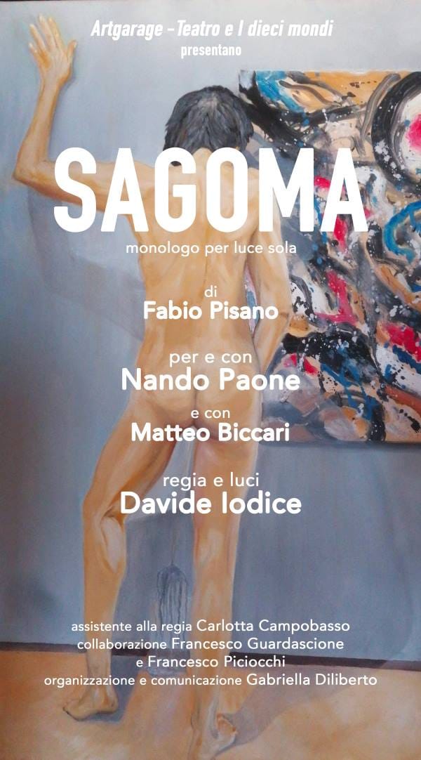 LOCANDINA_SAGOMA Debutta al Teatro Nuovo 'Sagoma-Monologo per luce sola' con Nando Paone