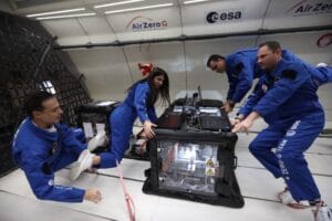 esperimento-ESA-volo-parabolico-2-300x200 Federico II nello Spazio per processi e prodotti a basso impatto ambientale