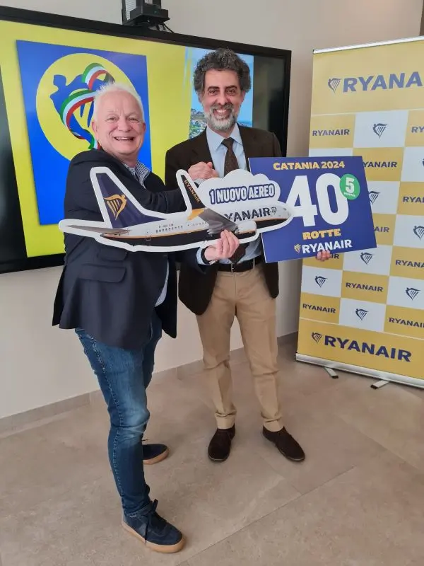 CTA-S24.jpg Con 5 nuove rotte Ryanair annuncia un’estate record da Catania