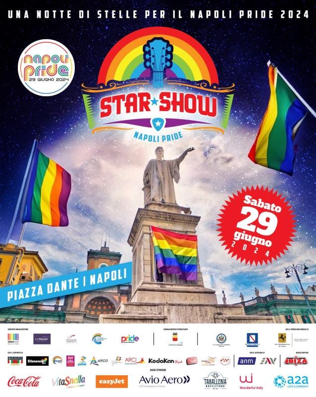 01-Star-Show La Regione Campania conferma il patrocinio morale al Napoli Pride