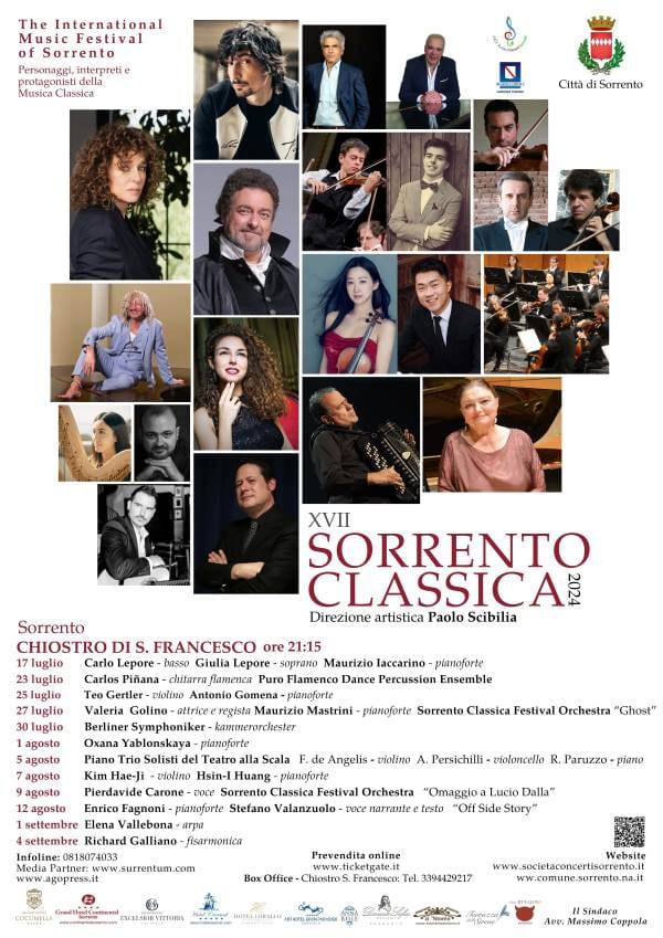 LOCsorrento-classica-2024-min Dal 17 luglio al 4 settembre Sorrento accoglie grandi interpreti della musica classica e non solo