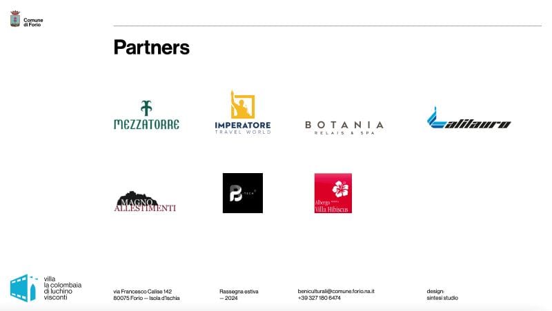 Loghi-partners La Colombaia si risveglia: nuova brand identity e rassegna nella villa di Luchino Visconti