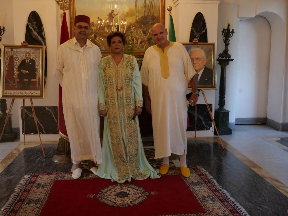 1-14 Il Marocco sceglie Napoli e Villa Domiper festeggiare i 25 anni del proprio regno