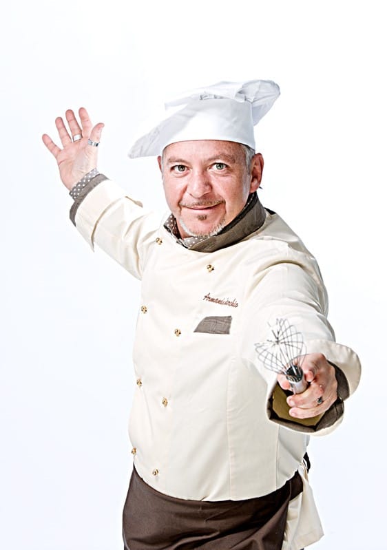 Armando-Scaturchio In 7 al Roof Garden Angiò del Mediterraneo per 'Un Dolce per San Gennaro by Mulino Caputo'