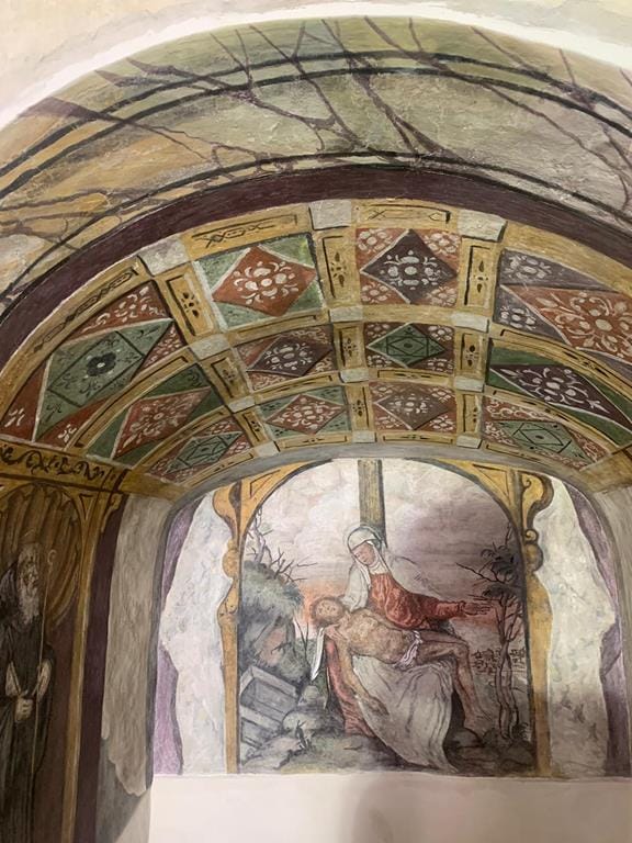 Archivio-di-Stato_Affresco-della-piccola-cappella-votiva_restauro-Friends-of-Naples-4-Copy Gli affreschi ritrovati: l'’impegno di Friends of Naples per il centro antico della città