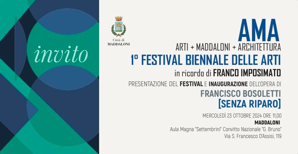 INVITO-AMA_BOSOLETTI_23.10_IMG_5855-Copy Nasce AMA (Arti + Maddaloni + Architettura): l'opera dello street artist Bosoletti per Maddaloni