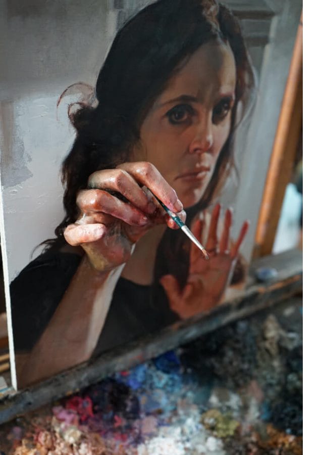 DSC06061-p1bd4otdwbu213zwq29i6b37mk7mqbuukqm36041m0-white UMANO (troppo umano): Francesca Strino in mostra alla Galleria DADART di Salerno