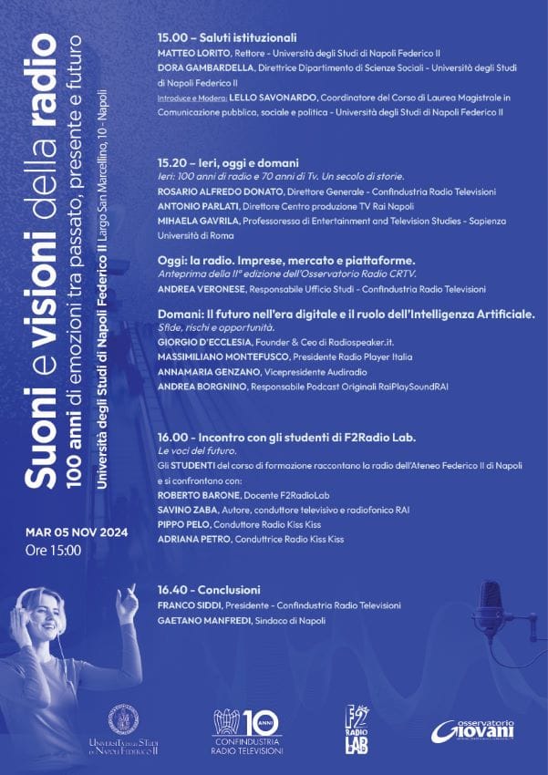 suoni-e-visioni-low Suoni e visioni della Radio 2024: 100 anni di evoluzione del linguaggio radiofonico a Napoli